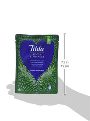 TILDA Riz basmati cuit à la vapeur avec citron vert et coriandre pour micro-ondes, 250 g