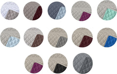 AVA | Courtepointe réversible Boutique | Pour toutes les saisons | Couleur - Gris/Fuchsia | Pour lit 140/150/160 cm. lit. (250 X 270 Cm. Ancho X Alto) | Couette matelassée Couettes et couettes Naty Shop