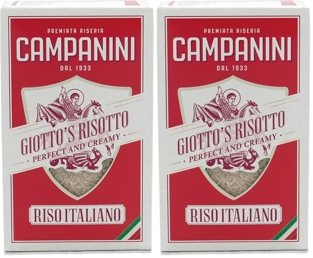 Riz original pour risotto | Riz campanini pour risotto | 1000g | d'Italie | Risottos et soupes