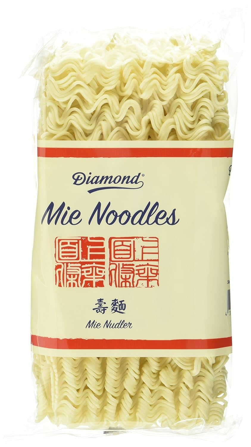 DIAMOND Mie Noodles, nouilles de blé sans œuf, rapides et faciles à préparer, végétariennes - 8 x 250 g