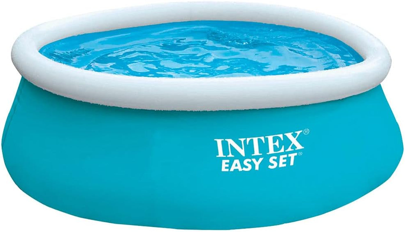 Piscine Easy Set - Piscine hors sol - Pour enfant, 183cm x 183cm x 51cm et Bâche Easy Set - Bâche de piscine - Ø 244 cm - Pour piscines Easy Set