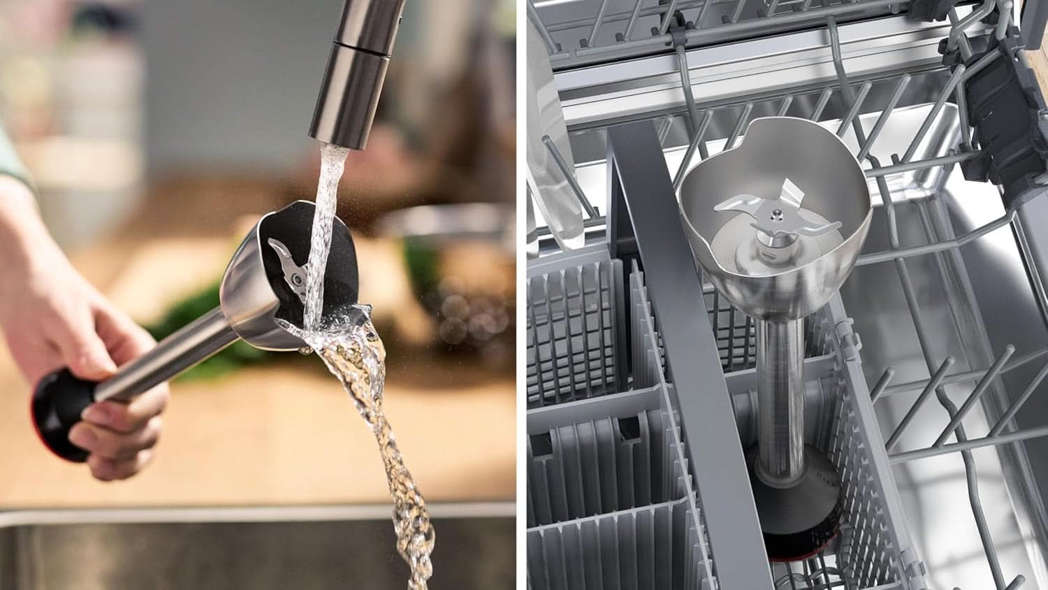 Bosch Stabmixer Ergomaster Serie 4 MSM4W220, Zerkleinerer, Einhändig Bedienbar, Edelstahl-Klingen, Verschleißfreie Keramik-Kupplung, Mixbecher, Quattroblade, Antisplash, Einschaltsperre, 600 W, Weiß Mama si Copilul Naty Shop