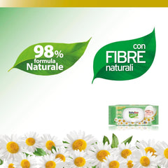 Șervețele pentru copii sensibili Babylino Sensitive, 0% parfum, 98% formulă naturală care restabilește valoarea pH-ului pielii Servetele Umede Bebelusi Naty Shop