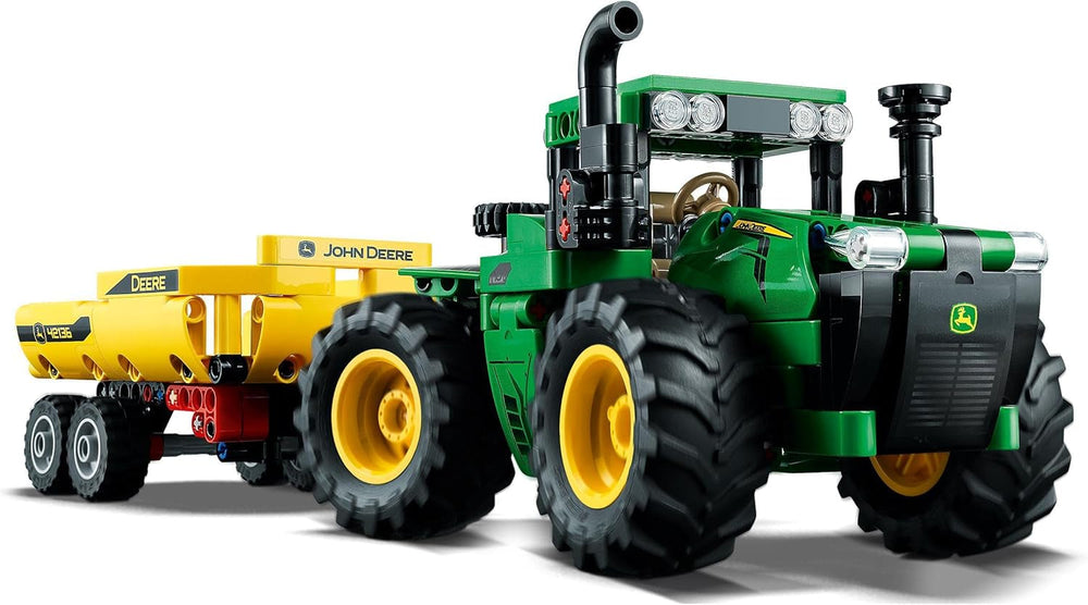 LEGO Technic John Deere 9620R Tracteur 4 roues motrices avec remorque à benne basculante Jouet agricole classique pour enfants garçons et filles de 8 ans Kit de modèle à collectionner 42136 Ensembles de construction Besuche an LEGO-Store