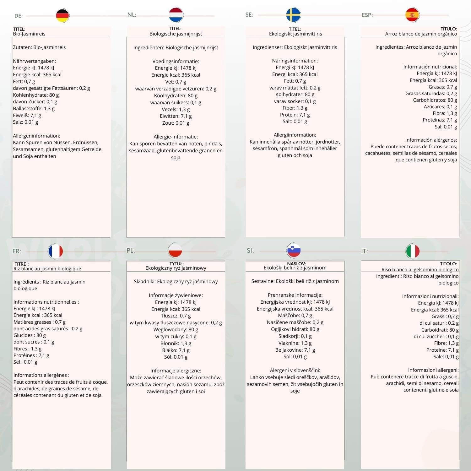 Riz blanc au jasmin Wholefood Earth Bio 3kg Cru | Sans OGM | Végétalien | Source de fibres | Certifié biologique