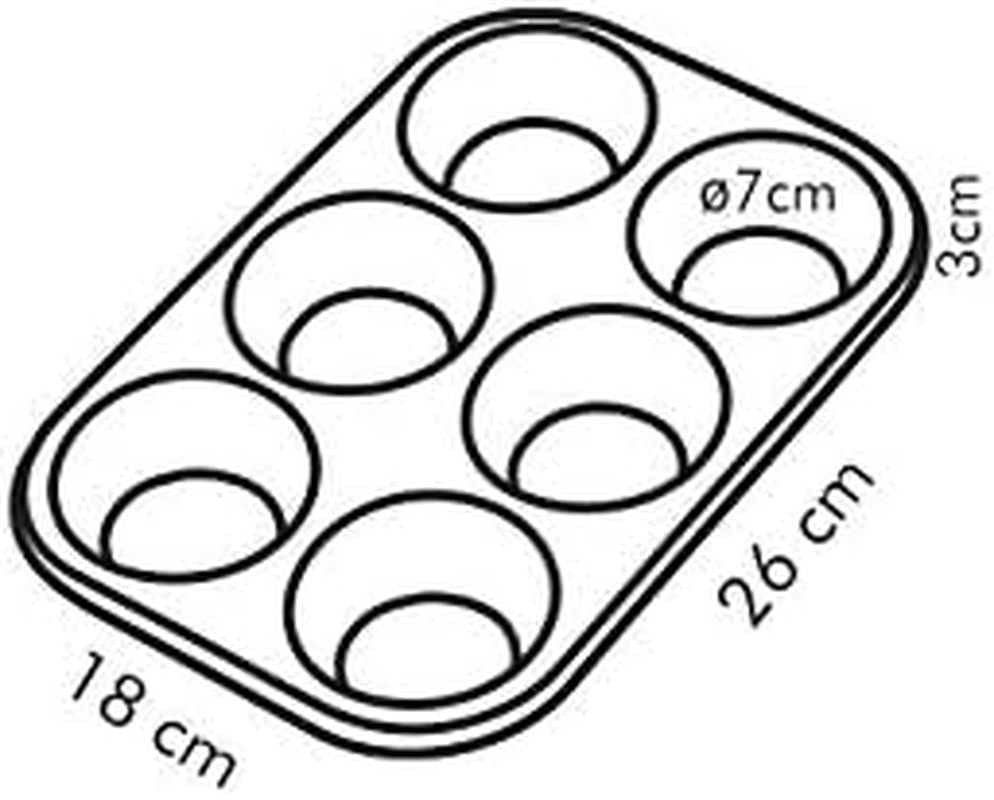 Backform, Schwarz, 26,5 X 18 X 3 Cm Moules et plateaux de cuisson Naty Shop