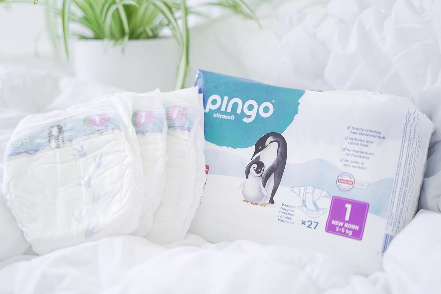 Pingo Ultrasoft, couches écologiques, taille 1 et 2 Mère et Enfant Naty Shop