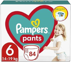 Pampers (version classique), pantalons garçon/fille 6, 84 pcs Mère et Enfant Naty Shop