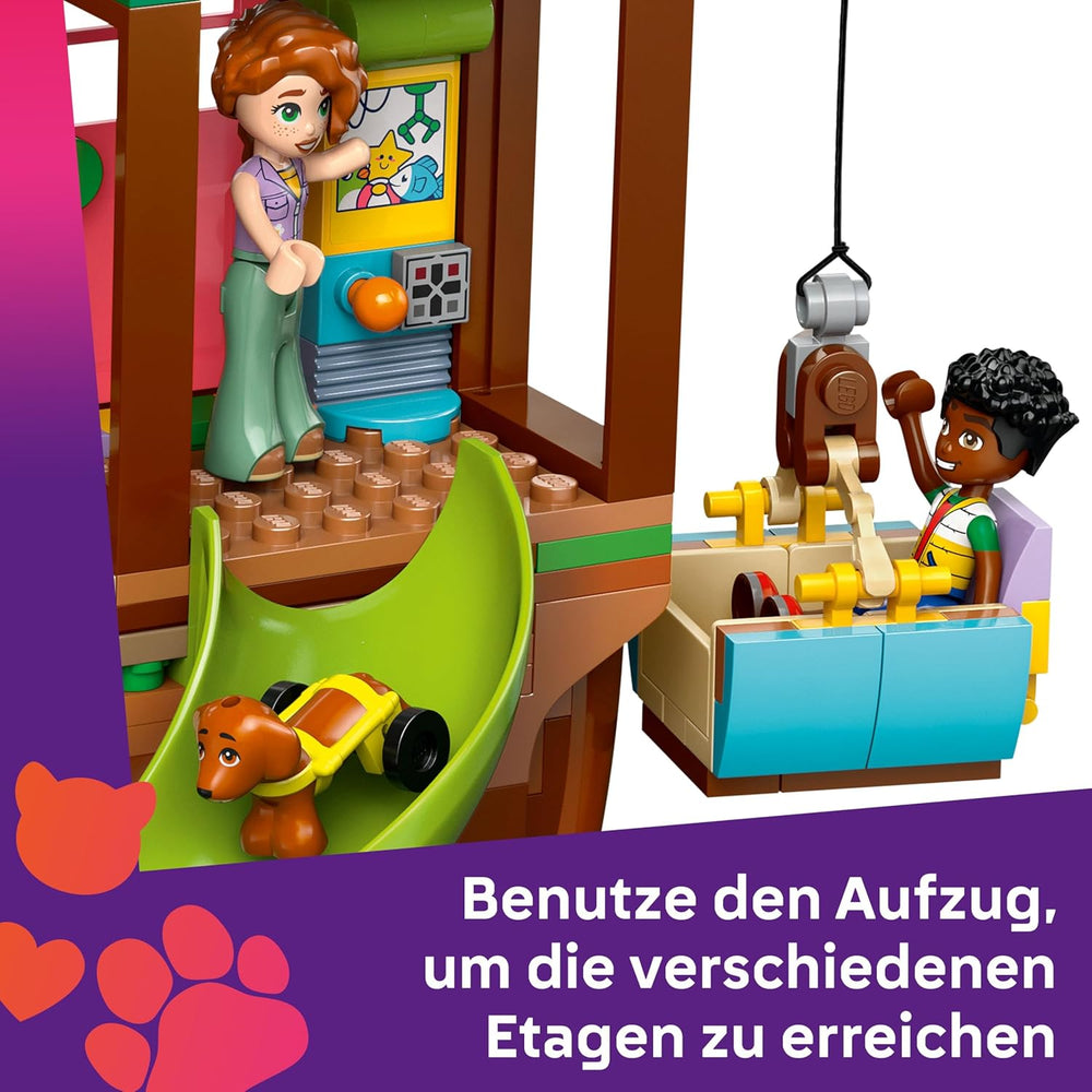 LEGO Friends Baumhaus - Jeu pour un bon garçon avec 2 figurines, 4 figurines, un jardin et un jeu de jouets - Jouets de rêve pour les filles et les jeunes à partir de 8 ans - 42652