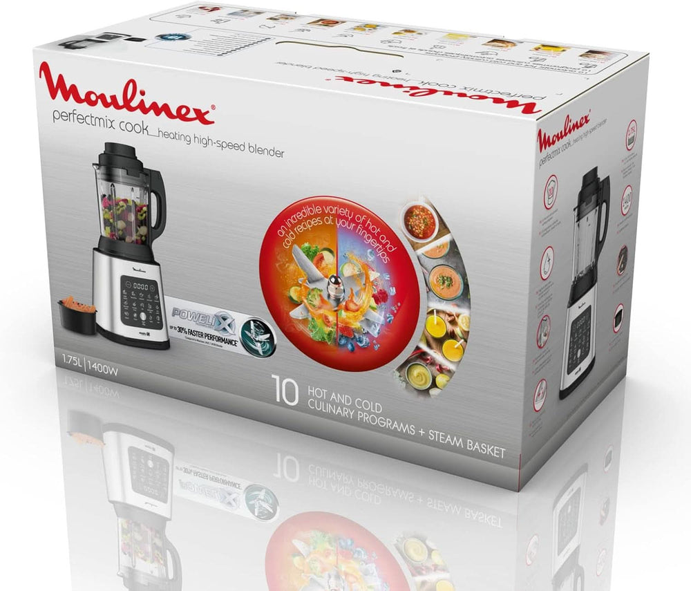 Perfectmix Cook, batteur sur socle avec 10 programmes automatiques, 1400 W, prépare des recettes chaudes et froides Mère et Enfant Naty Shop