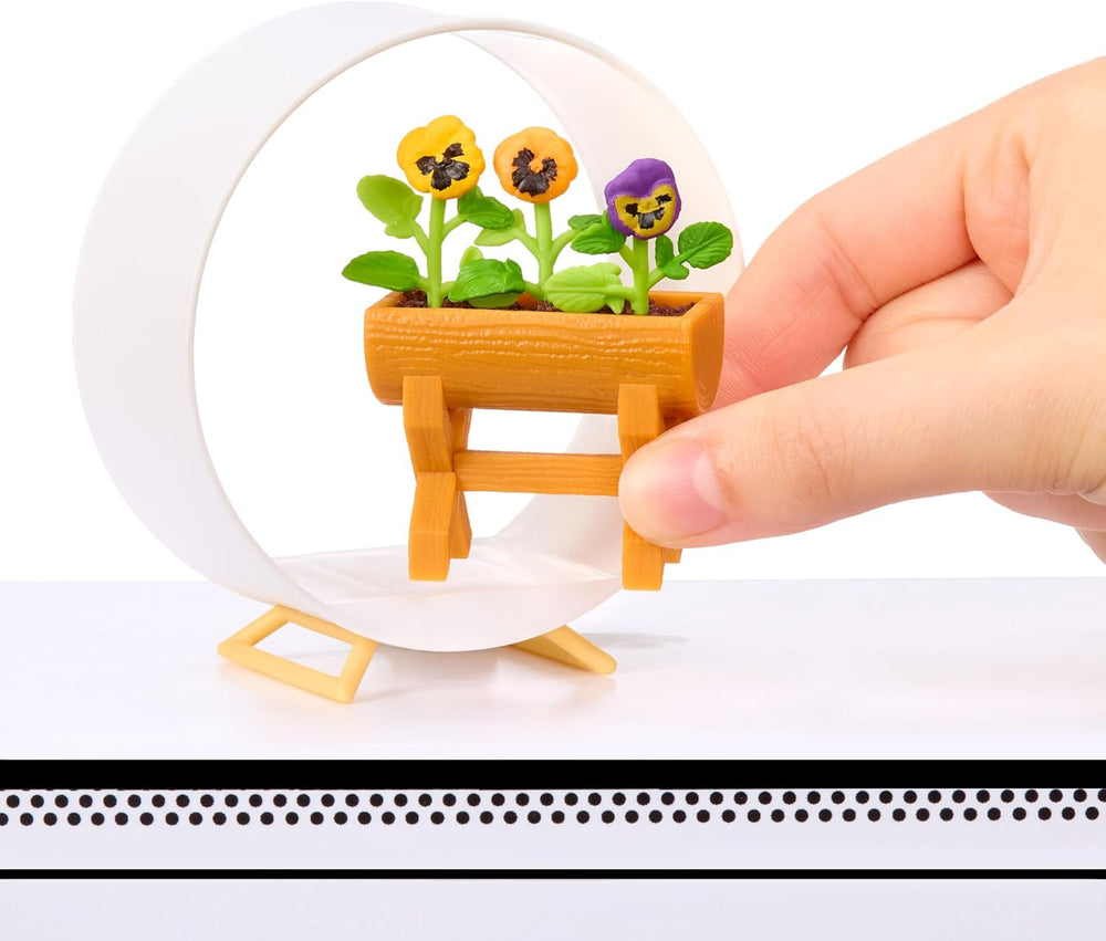 Seria MGA Miniverse Make It Mini Nature 3 – Mini obiecte de colecție, set de joacă pentru artizanat, plante replici, jucării, flori, pentru colecționari și copii cu vârsta de 8 ani și peste