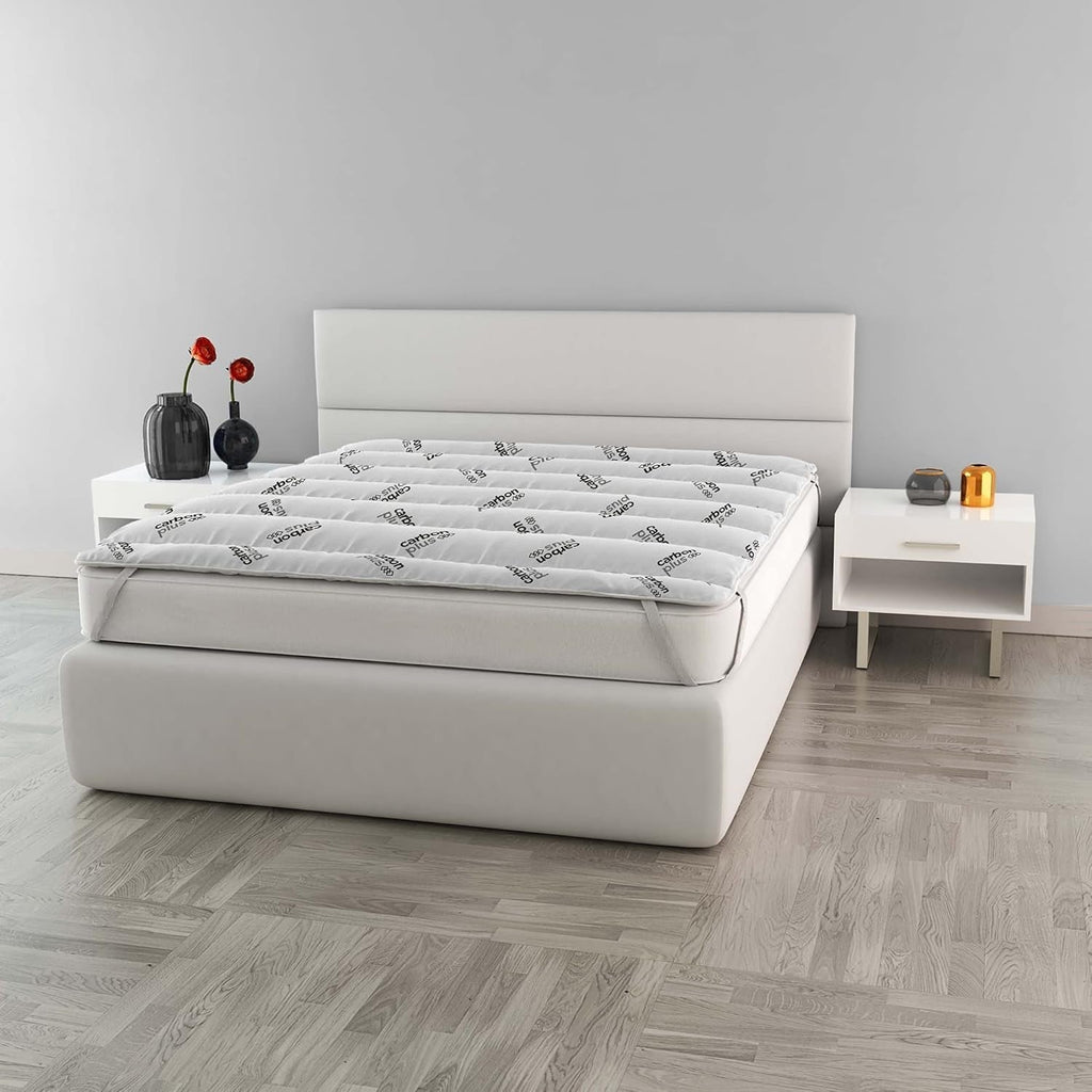 MB Home Italia, Topper, Thermocontrol, Double 160X195 Cm Plapumi si pilote Naty Shop Dublu 160X195 Cm Cărbune