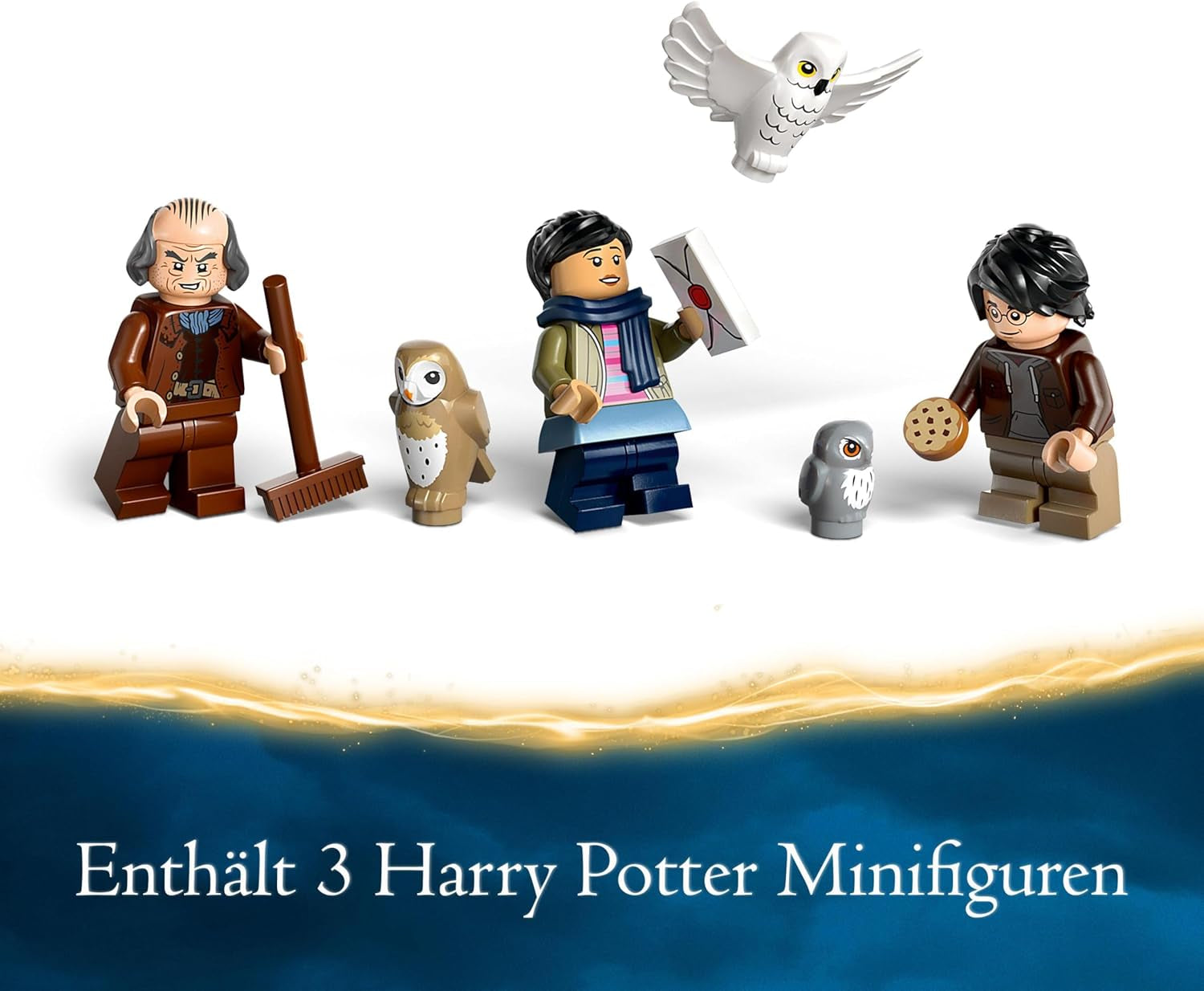 LEGO Harry Potter La volière au château de Poudlard, ensemble d'aventure avec animaux jouets et 3 mini figurines, jouet de film pour enfants, cadeau pour filles, garçons et tous les fans à partir de 8 ans 76430 Jeux de construction Besuche den LEGO-Store