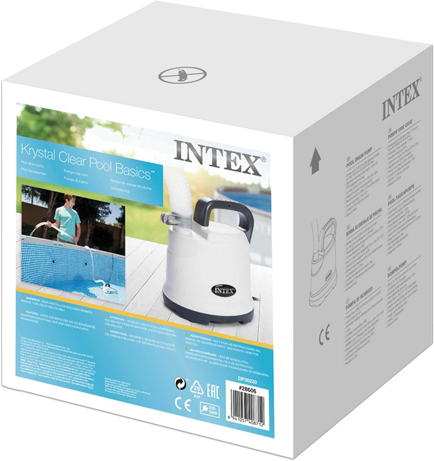 Pompă de scurgere pentru piscină Intex 28606 (ștecher UK)