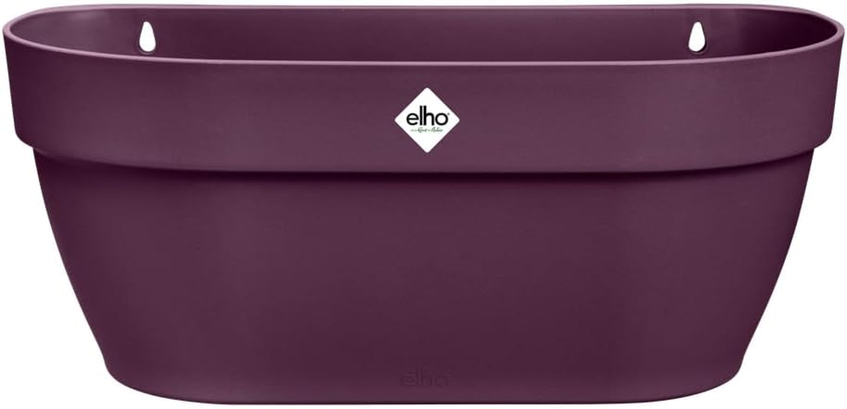 elho Vibia Campana Jardinière murale 35 - Jardinière pour balcon et extérieur - Ø 35,0 x H 14,8 cm - Noir/Anthracite