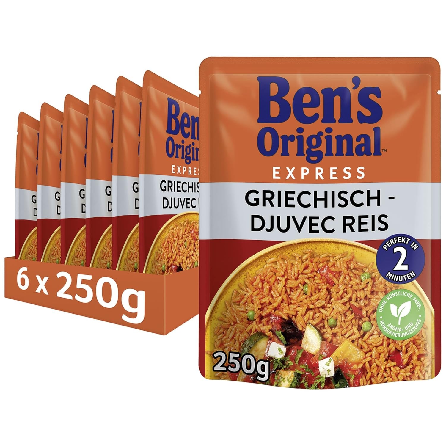BEN'S ORIGINAL™ Riz Express Méditerranéen 6 x 220g
