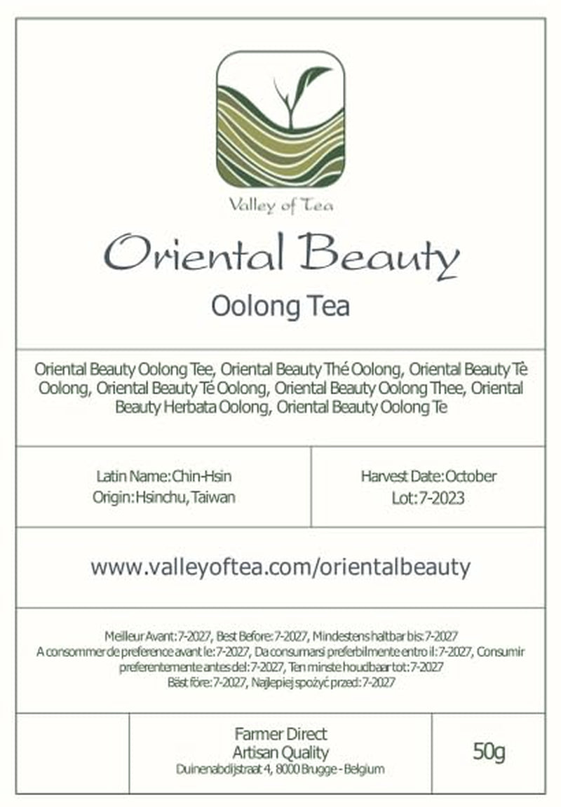 Oriental Beauty Thé Oolong de Taiwan - Dongfang Meiren Thé taïwanais - Wu Long White Tips ou Thé Bleu Wu Long Thé Thé bleu oriental Thé bleu Thé Olong Thé Olong Thé Oolong biologique Thé Oolong