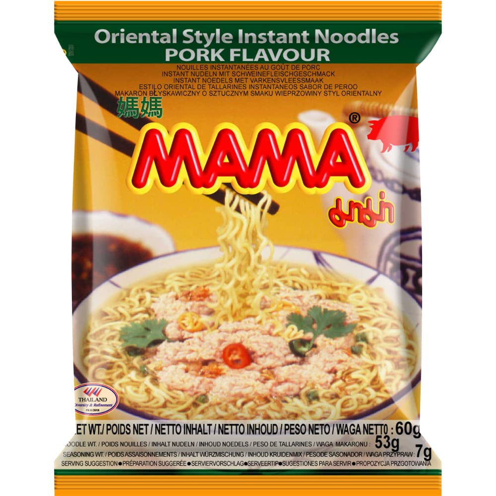 MAMA - Nouilles Instantanées au Poulet - Paquet Multiple (30 X 55 GR)