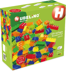 Hubelino #400390 Ensemble de 120 pièces de bausteine, compatible avec les gros bausteinen et autres artisans, fabriqué en Allemagne