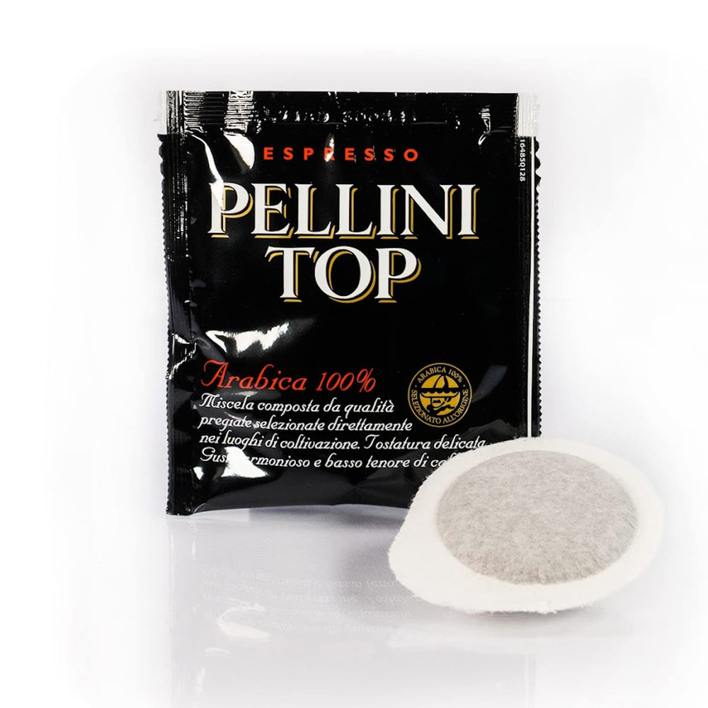 Pellini Caffè, Espresso Pellini Top 100% Arabica - 6 paquets avec 18 dosettes (6x126 g, total 108 dosettes)