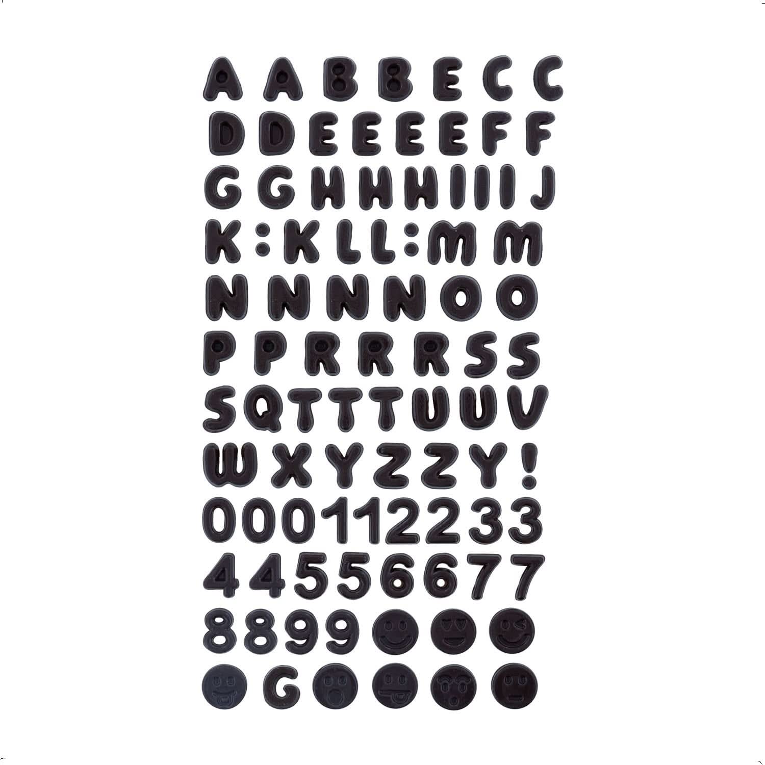 Günthart Backdecor, 90 pièces lettres, alphabet et chiffres en chocolat noir fin, 47 grammes Naty Shop