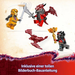 Le Super Storm Flyer LEGO NINJAGO de Ras et Arin - Jouet avec drone, tireurs, lames et moteurs - Incl. 3 figurines de jeu de rôle Ninja - jeu de construction pour garçons et filles à partir de 8 ans 71833 Jeux de construction Besuche den LEGO-Store