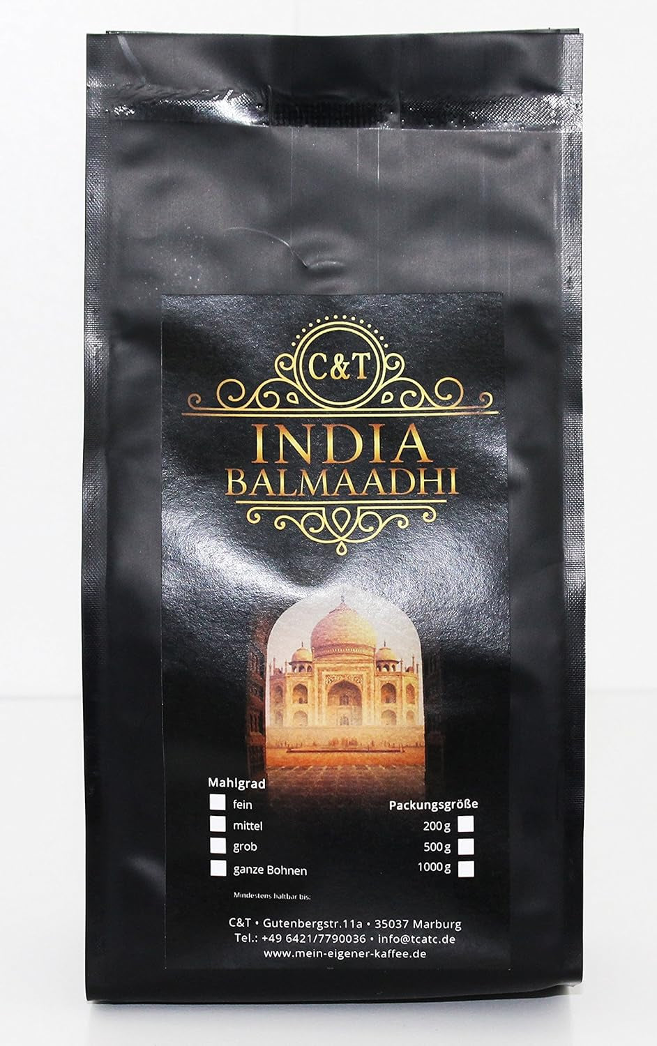 C&T Coffee INDE BALMAADHI ESTATE 250g expresso d'origine unique