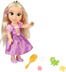 Disney Princess Singende Rapunzel Puppe 35 cm, singt „I See The Light“, inklusive Zubehör für mehr Spielspaß, perfekt Mädchen ab 3 Jahren, Lila