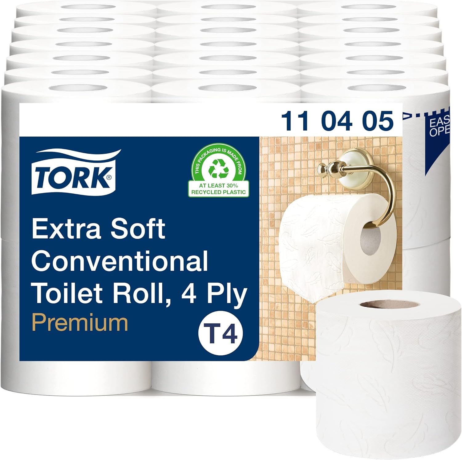 Papier toilette Tork petit rouleau blanc T4, avancé, 2 épaisseurs, 48 ​​× 200 feuilles, 472161