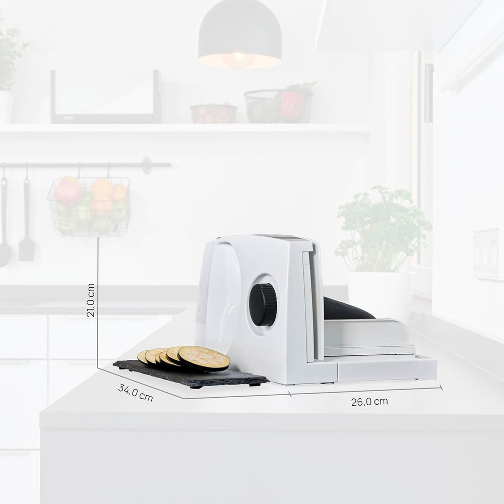 Ritter Markant 05 Trancheuse à pain électrique pliante multifonctionnelle avec moteur écologique Fabriqué en Allemagne Déchiqueteuses et trancheuses Naty Shop