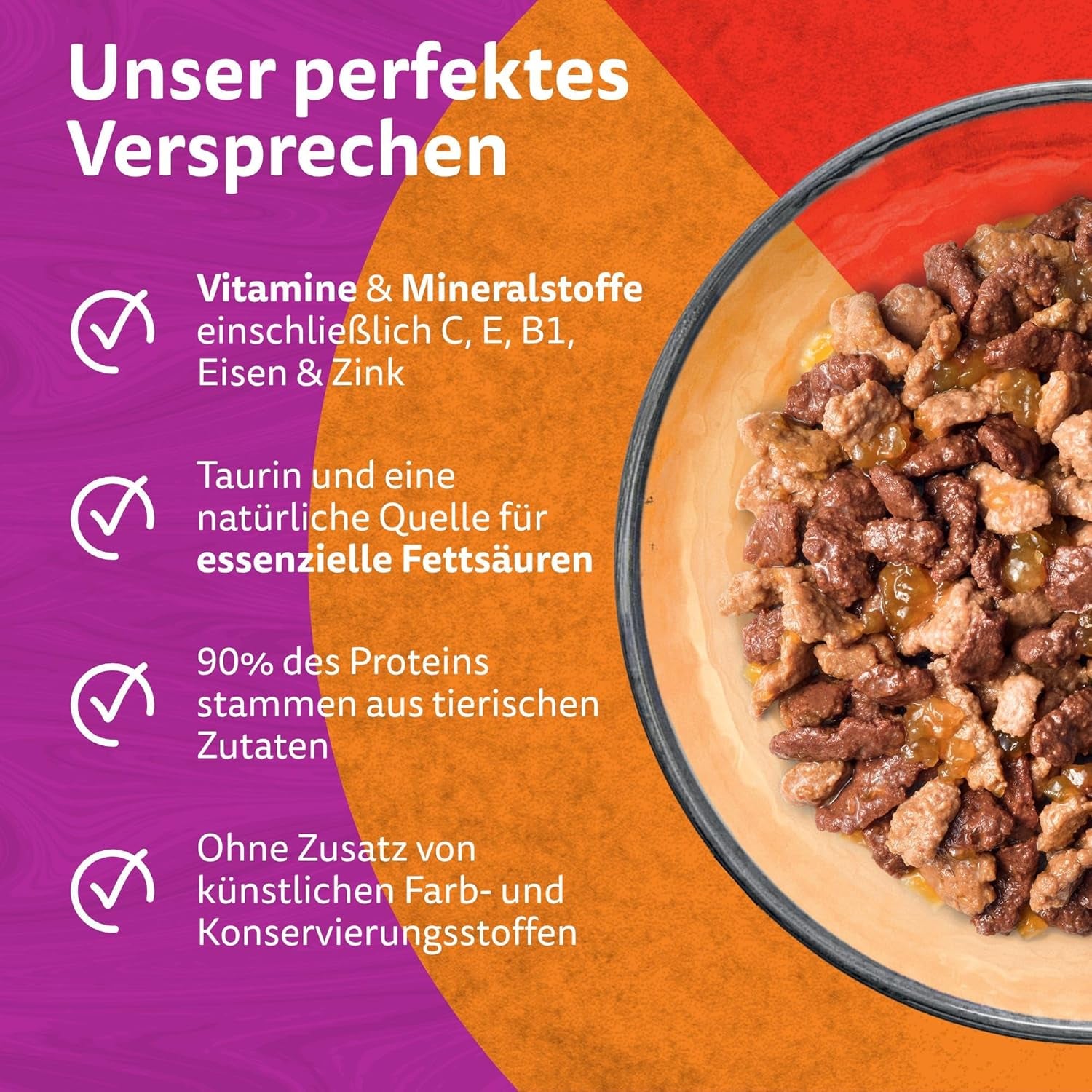 WHISKAS Duo Pliculețe pentru Porții de Hrană Umedă, Pachet Multiplu, Combinație Clasică în Jeleu, 12 x 85g