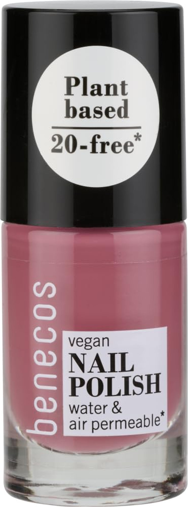 Benecos Vernis à ongles végétalien mystérieux 20 gratuits – Vernis à ongles à base de plantes – Séchage rapide longue durée – Perméable à l'eau – Enrichi en biotine – 5 ml