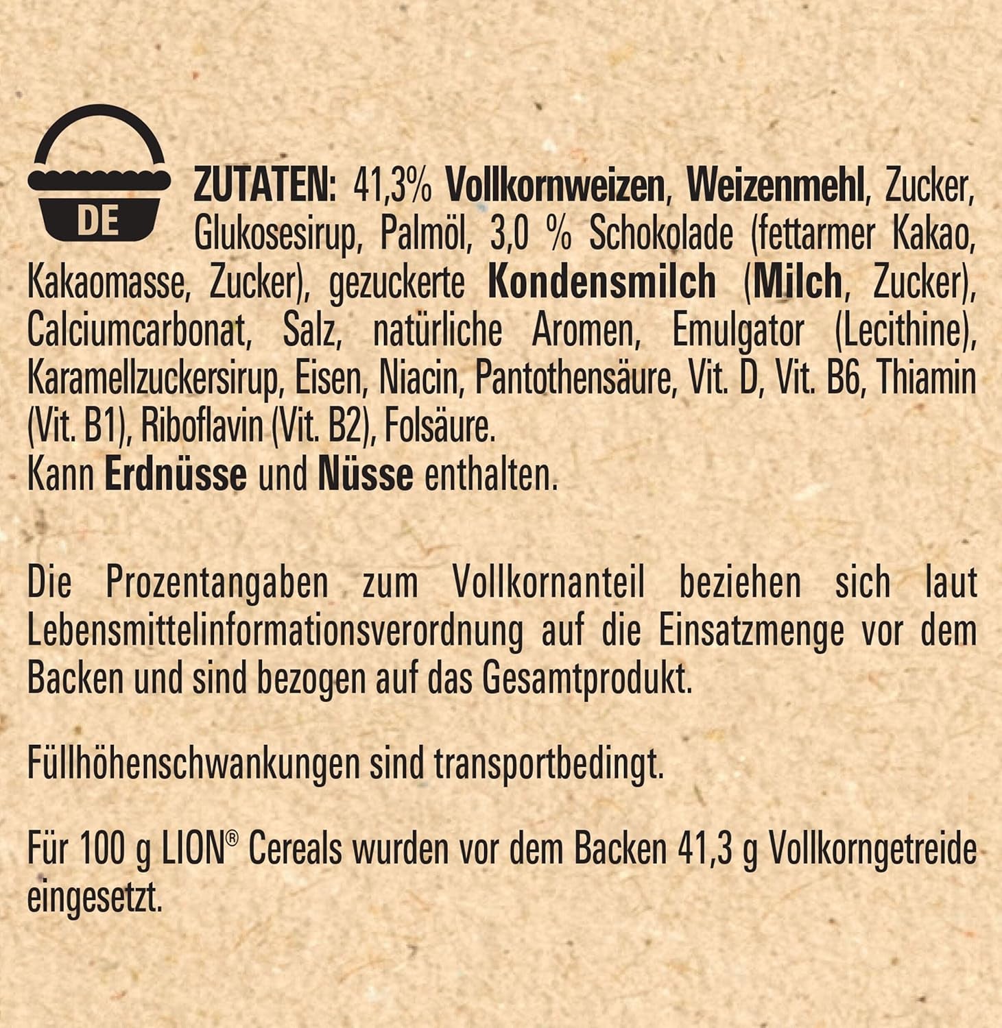 Céréales (+20 %), céréales chocolat-caramel et 41 % de grains entiers, flocons de petit-déjeuner avec vitamines et minéraux, lot de 2 (1 x 480 g)