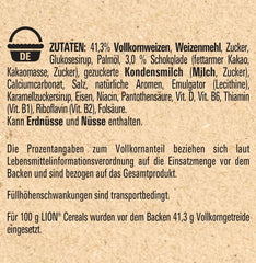 Céréales (+20 %), céréales chocolat-caramel et 41 % de grains entiers, flocons de petit-déjeuner avec vitamines et minéraux, lot de 2 (1 x 480 g)