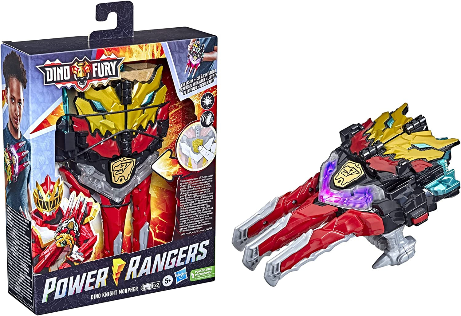 Power Rangers Dino Knight Morpher série inspiré lumières touches sonores jouet 15 cm figurines d'action Naty Shop