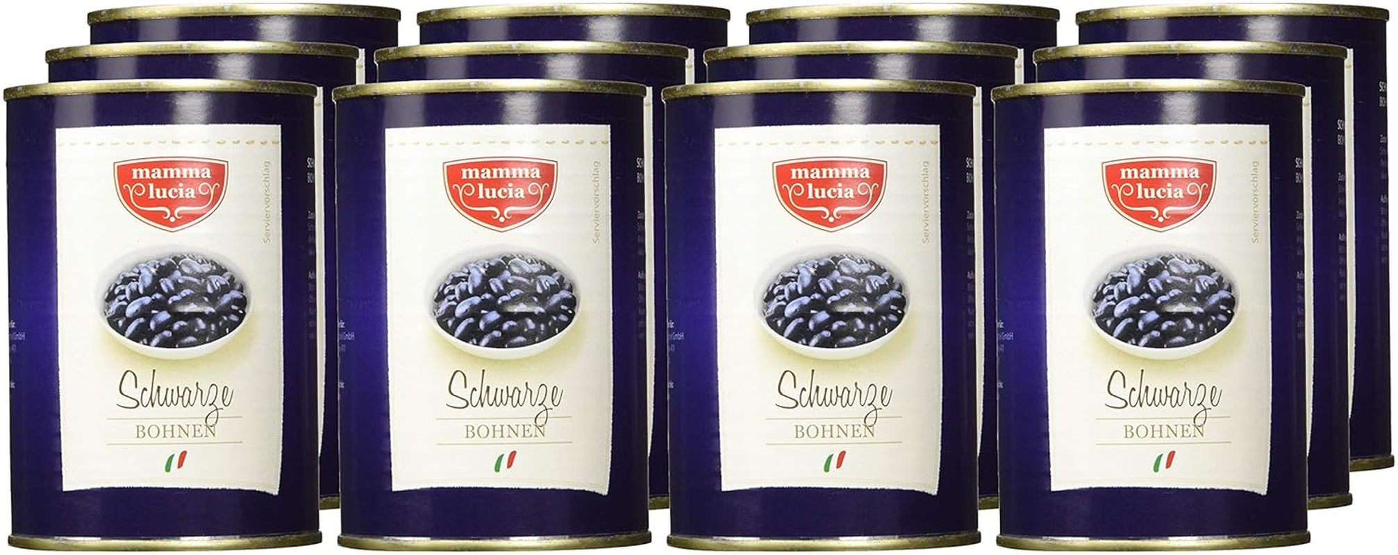 Haricots noirs, paquet de 12 (12 x 425 ml)