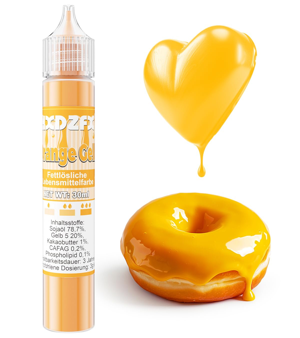 Colorant alimentaire liposoluble – 30 ml de colorant alimentaire concentré à base d'huile pour chocolat, ensemble de colorants alimentaires pour décoration de gâteaux, fondant, crème au beurre, pâtisserie, travaux manuels (bleu marine)