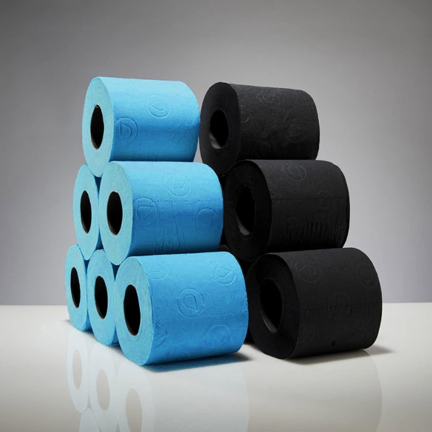 Papier toilette RENOVA, bleu, coffret cadeau, 2 rouleaux (200064206)