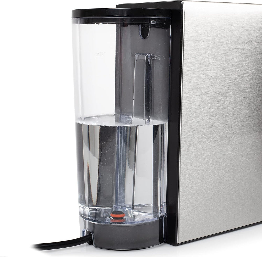 Machine à expresso multicapsules Princess 5 en 1 – Compatible avec Nespresso, Dolce Gusto, Lavazza a Modo Mio et ESE Pads, capacité 0,8 L, 1450 W, argent, noir