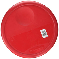 Couvercle pour boîtes de conservation alimentaire, rond, rouge, 11,4 L Naty Shop