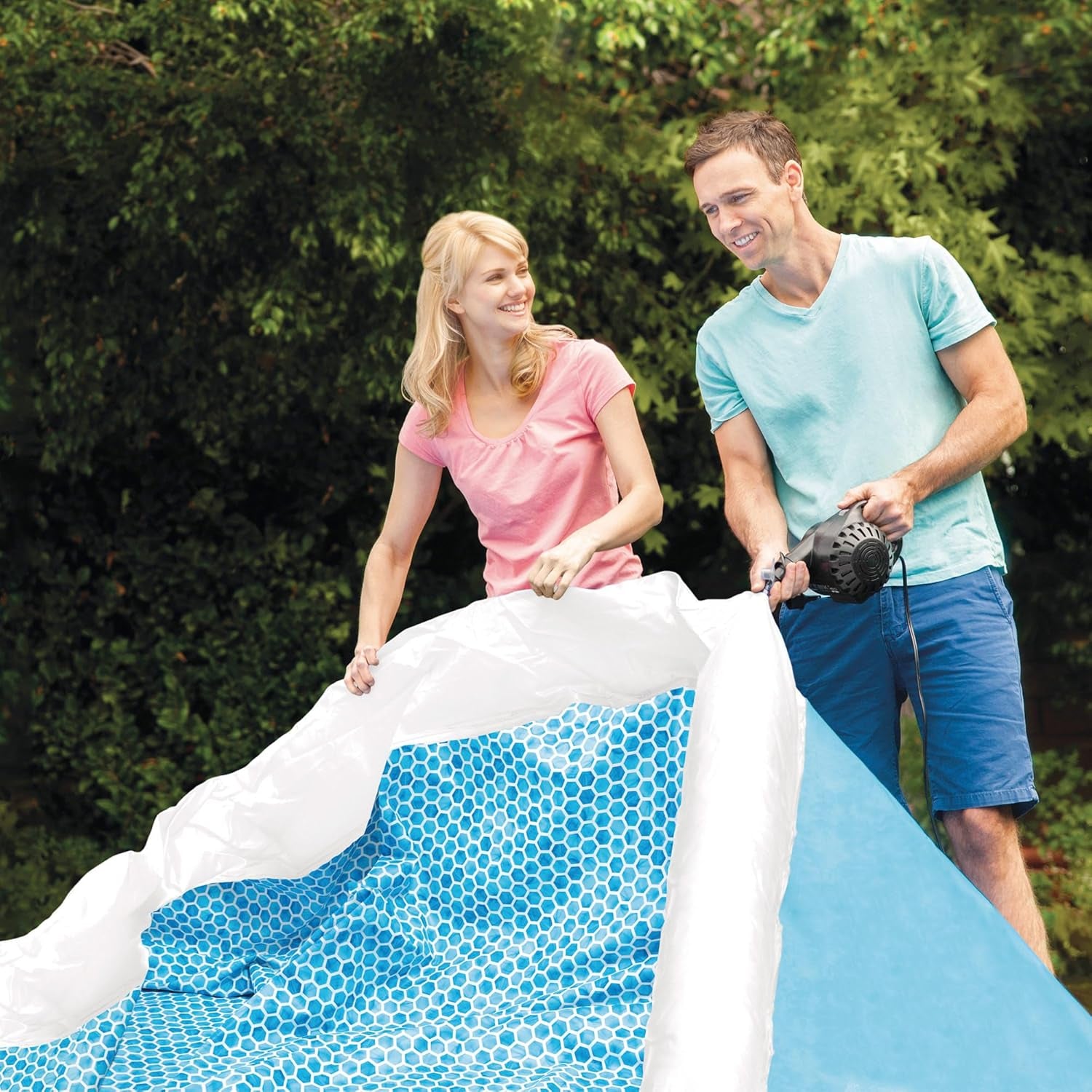 Piscine hors sol Intex Easy Set - Pour enfants, 183 cm x 183 cm x 51 cm, 28101NP, Bleu