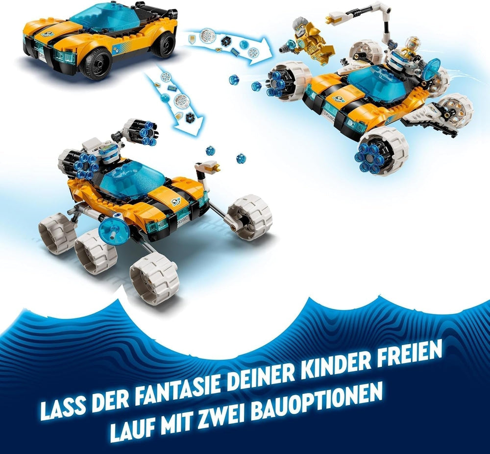 LEGO Dreamzzz Ensemble de voiture ou de navette spatiale 2 en 1 avec le buggy spatial de M. Oz comprenant les figurines de M. Oz, Albert et Jayden, cadeau spatial pour les enfants de 8 ans et plus 71475 Ensembles de construction Besuche den LEGO-Store