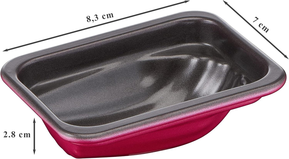 Lot de 3 madeleines Tefal Creabake J3079904 Rose