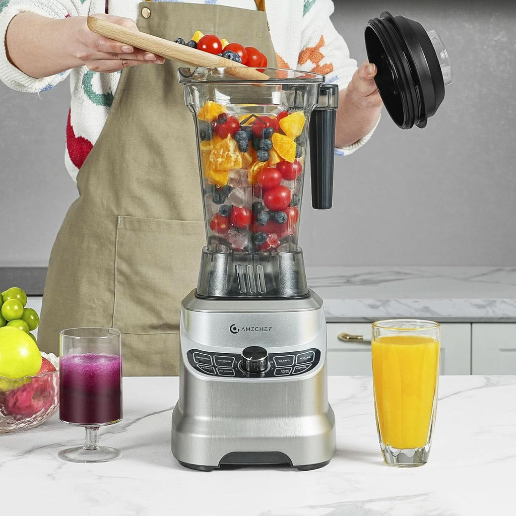 AMZ BOSS Professional Blender cu 8 viteze reglabile | Mixer de 1800W Mama si Copilul Naty Shop