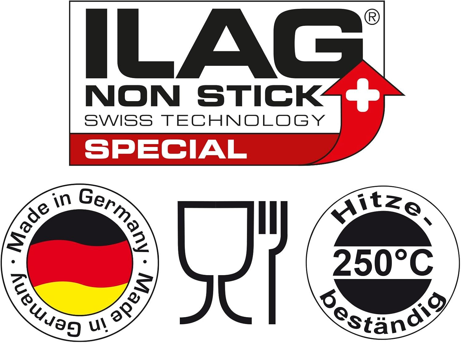 Chg 9942-04 Bratenform Mit Deckel, Antihaftbeschichte, Anthracite-Métallique, 37 X 20 X 7 Cm Moules et plateaux de cuisson Naty Shop