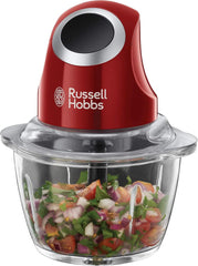 Russell Hobbs Standmixer [1,5L Glasbehälter] Desire Rot (Starker 0.9PS Motor, Impuls-/Ice-Crush-Funktion, Edelstahlmesser, Bpa-Frei Mixer, Elektrischer Zerkleinerer, Smoothie-Maker) 24720-56 Mama si Copilul Naty Shop Mini-Zerkleinerer
