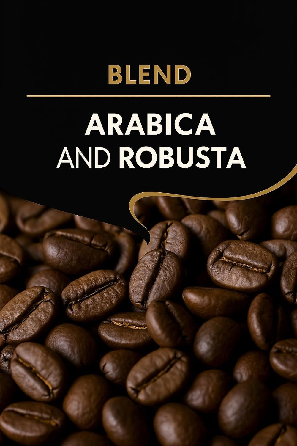 Grains de café 1 kg – Grains d'espresso Arabica et Robusta de haute qualité, torréfiés à la main au feu de bois pour une expérience de café en grains entiers riche et aromatique