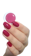 Vernis à ongles UV alessandro Striplac Elegant Ruby - Délicat et longue tenue - S'enlève facilement grâce à la technologie peel-off - Vegan et cruelty-free - 8 ml