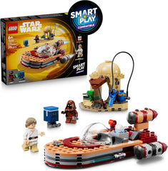 LEGO Star Wars 75420 SMART Play : Luke's Landspeeder - Compatible Interaktives Spielzeug inkl. Figurine SMART Tag et Luke Skywalker - Idée cadeau pour les fans de garçons, de filles et d'Erwachsene à partir de 6 ans
