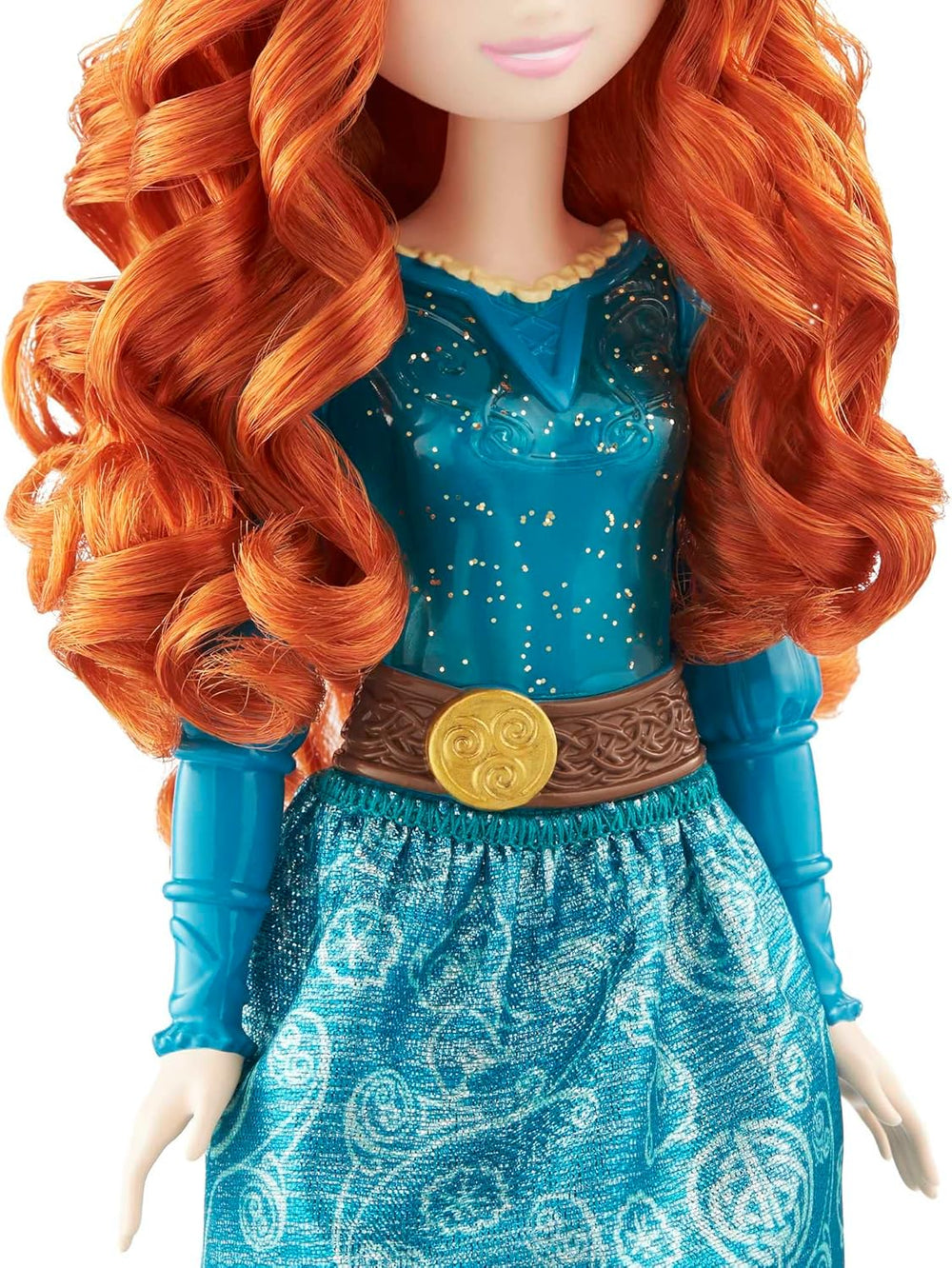 Mattel Disney Princess Toy Merida Poupée faite à la main avec vêtements et accessoires scintillants inspirés du film Disney et Pixar Kids Gift HLW13